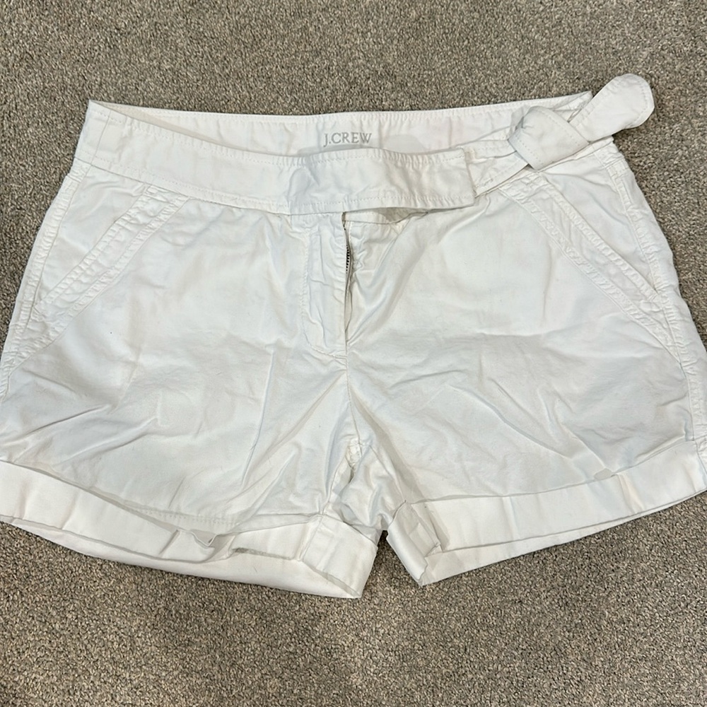 J. Crew White Shorts - size 6